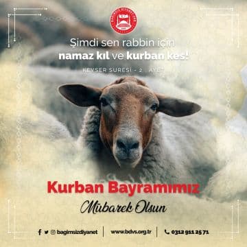 Kurban Bayramınız mübarek olsun.