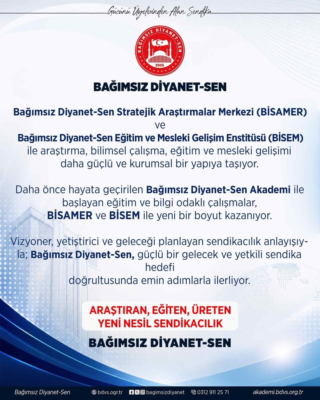 Araştıran, Eğiten, Üreten Yeni Nesil Sendikacılık! 4