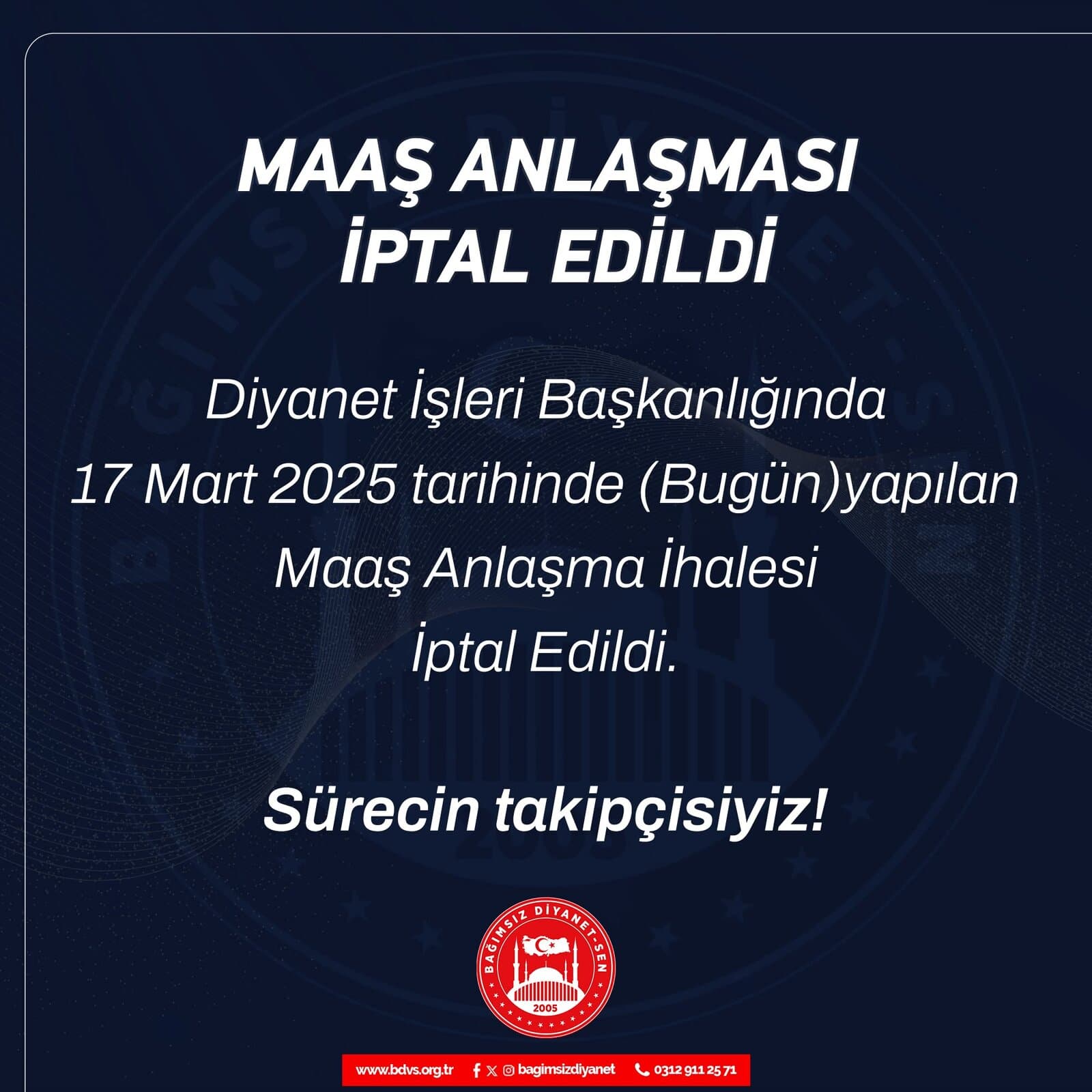 Diyanet'te Maaş Promosyon İhalesi İptal Edildi 1