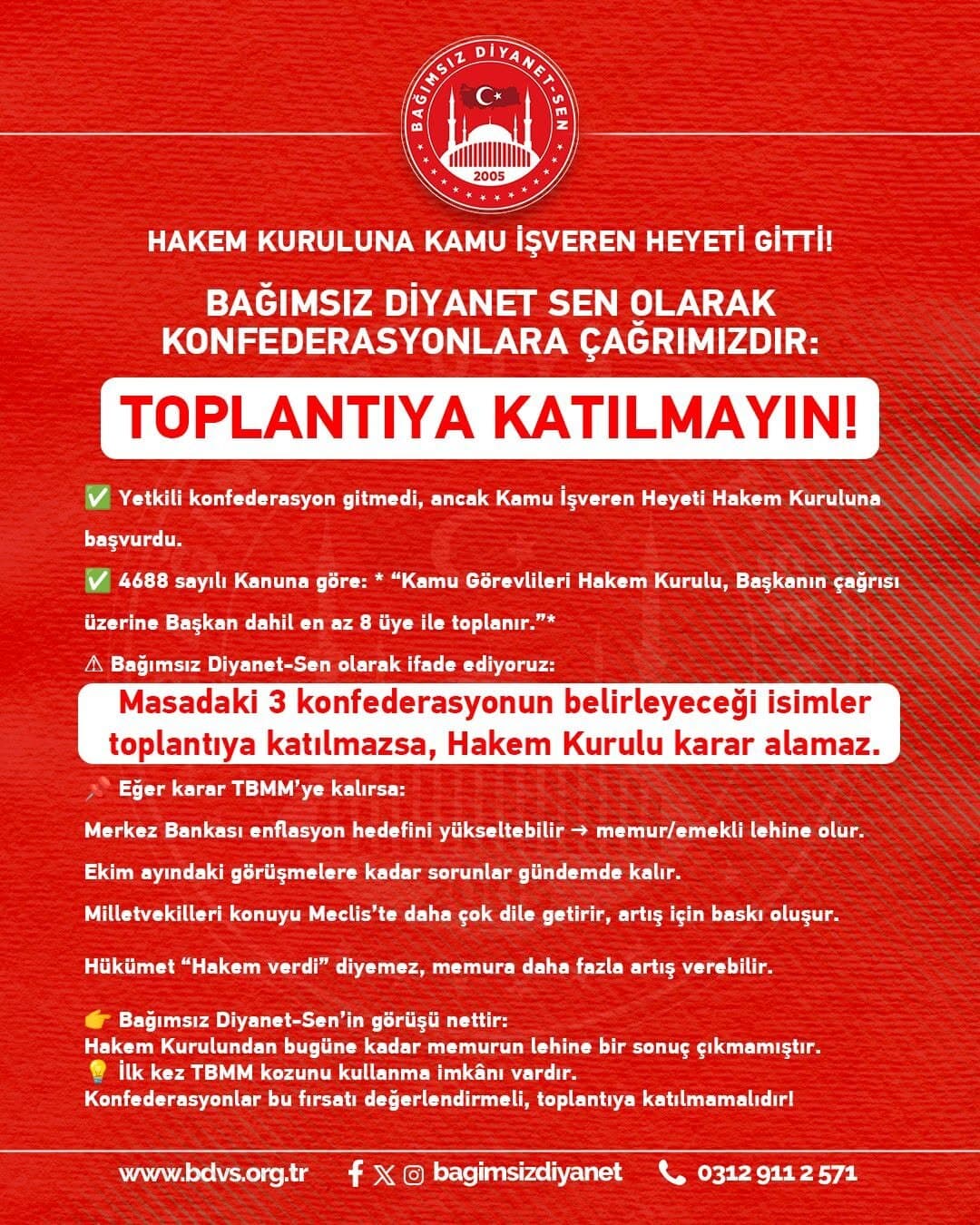 Hakem Kuruluna Kamu İşveren Heyeti Gitti! 1