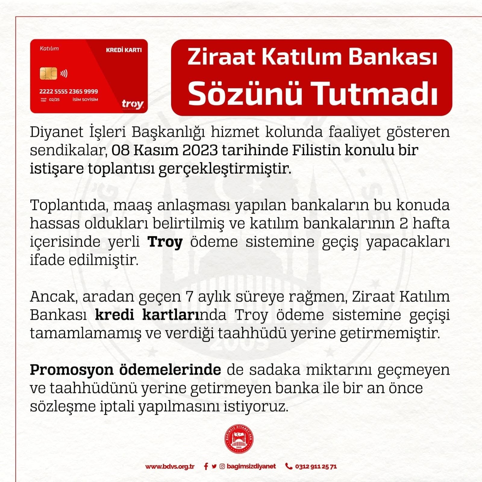 Ziraat Katılım Bankası Sözünü Tutmadı 1
