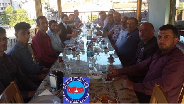 Bağımsız Diyanet Sen Niksar Üyeleri yemekli Toplantıda bir araya geldi